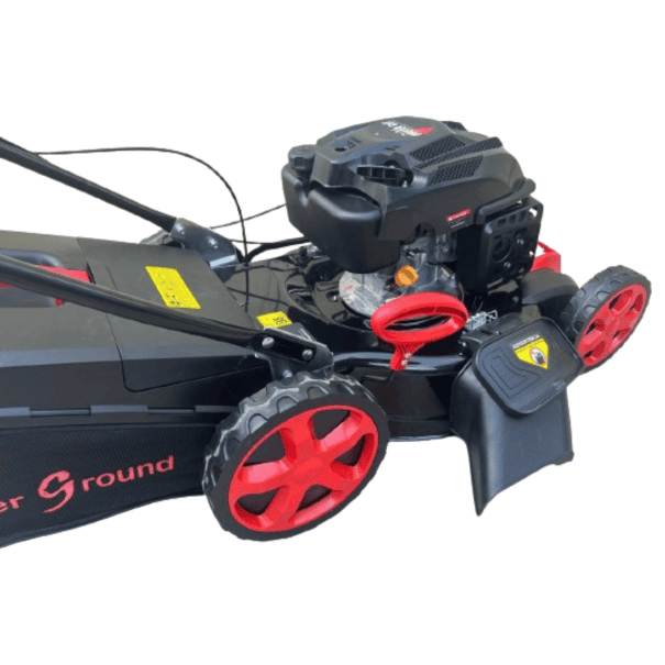 Cortacésped Gasolina Autopropulsado 3 en 1 196cc 51cm - PowerGround Master Cut Black Edition