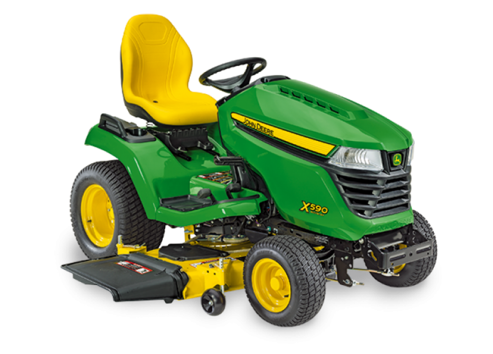 John Deere - X 590 - Cortacéspedes con asiento