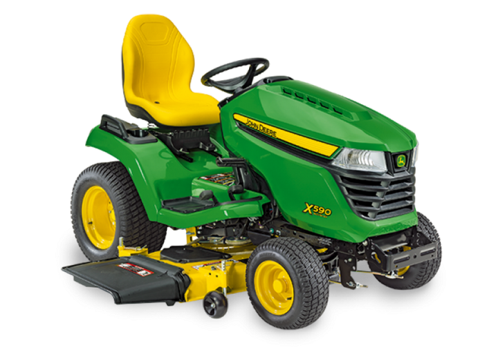 John Deere - X 590 - Cortacéspedes con asiento