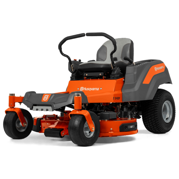 Cortadora de giro cero HUSQVARNA Z242F – Cortadoras de césped con asiento